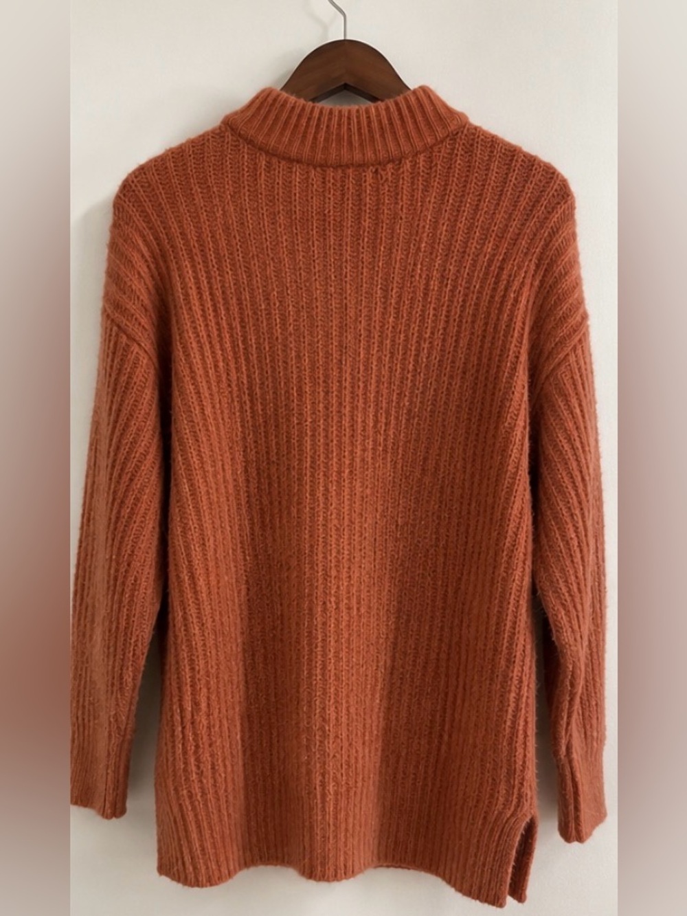 BE COOL Ribbed Oversized Sweater - Rust - Picture 2 of 3